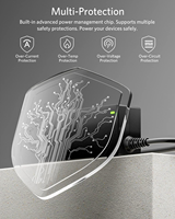 Chargeur universel pour ordinateur portable USB C 65W avec 15 embouts pour HP Asus Lenovo Dell Acer Toshiba Samsung IBM Câble d'alimentation pour ordinateur portable