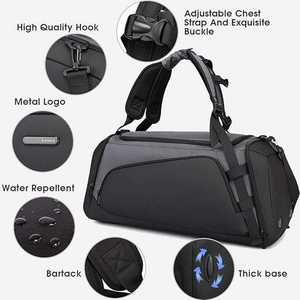 Heavy Duty Fitness Travel Duffel <b>Bag</b> Handles Large Interior Space For Workout Gear Professional Quality For Daily Gym Training - Product Image 5