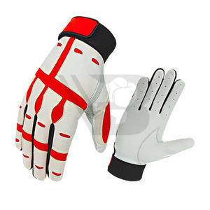 Guantes de Bateo de Cuero para Entrenamiento, Guantes Deportivos para Bateo de Cricket y Béisbol para Hombres y Niños - Product Image 2