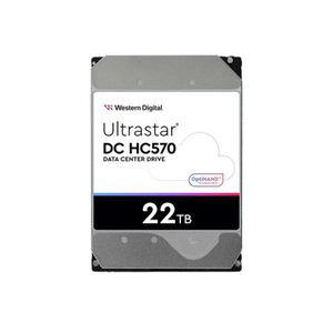 WUH722222ALE6L4 22TB 3.5นิ้ว SATA 6กิกะไบต์/วินาที7200รอบต่อนาทีเซิร์ฟเวอร์ภายในองค์กร hdoverse 301-400เมกะไบต์/วินาทีความเร็วในการอ่าน/เขียน - Product Image 1