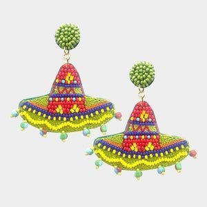 Boucles d'oreilles pendantes légères à talons hauts, personnalisées avec texte Mardi Gras et strass, pour femmes et jeunes filles, idéales pour les fêtes et événements - Product Image 1