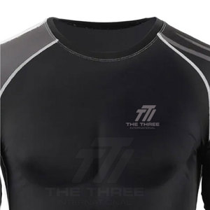 Custom Logo Training <b>Men</b> Rash Guard For Team Sports Performance Compression <b>Base</b> <b>Layer</b> Fitness Clothing - Product Image 4