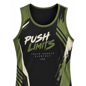 <b>mens</b> stringer <b>singlet</b> gym tank top sleeveless bodybuilding sportswear activewear manufacturer performance exercise training wear - Product Image 3