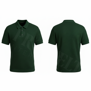 Camiseta Polo Clásica de Corte Ajustado, Cómoda, de Mezcla de Algodón, Textura Suave y Transpirable, Ropa Casual de Manga Corta, Camisetas Deportivas de Golf para Hombre - Product Image 3
