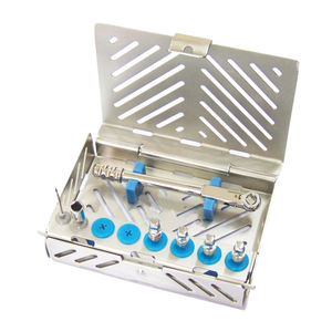 Set Quirúrgico para Cirugía de Implantes con Herramientas Dentales de Trinquete y Equipo de Colocación, Kit de Implantes Dentales con Colección de Destornilladores para Implantes - Product Image 3