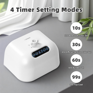 SNRQI Lampe UV LED professionnelle pour le séchage des ongles avec capteur intelligent pour manucure et pédicure, lampe LED pour les pieds - Product Image 4