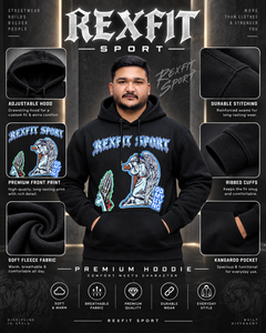 <b>Men</b> <b>Black</b> Winter Pullover Hoodie Heavyweight <b>Fleece</b> 550g Oversized Streetwear Custom OEM Wholesale Casual Top Polyester/Cotton - Product Image 3