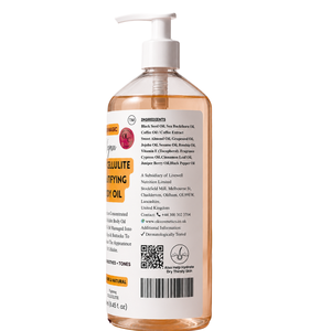 Aceite de Masaje Corporal Anticelulítico 250ml Vegano Deep Gold para Muslos, Caderas y Glúteos - Product Image 4
