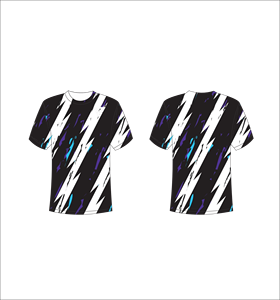 Camiseta de Manga Corta para Hombre con Estampado de Puntos, Cuello Redondo, Corte Regular, Informal, Transpirable, de Poliéster Tejido, con Logotipo Estampado en la Parte Delantera - Product Image 3