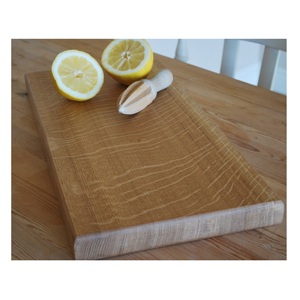 Planche à découper en bois d'acacia, planche à hacher rayée, planche de boucher rectangulaire pour la préparation des aliments en cuisine, planche de service pour usage professionnel 5 étoiles - Product Image 6