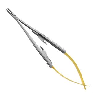 Castroviejo Manual Titanium Stainless Steel and Metal Needle <b>Holder</b> Forceps Instrument Set By Dentavex - Product Image 4