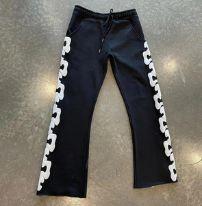Pantalones Anchos Personalizados con Logotipo OEM 2026 400/500/600gsm, Pantalones Deportivos de Doble Cintura Apilada de Alta Calidad para Hombre - Product Image 5