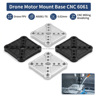 Support de repose-pieds de moto en Al7075-T6 anodisé usiné CNC OEM avec adaptateur de fixation à broche pour repose-pieds de conducteur