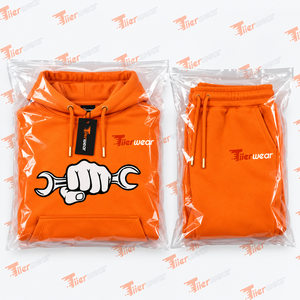Custom Oversize Tracksuit Heavyweight Cotton Neoprene Sweatsuit Blank Hoodie and <b>Sweat</b> <b>Pants</b> Oversize <b>Sweat</b> Suits for <b>Men</b> - Product Image 6