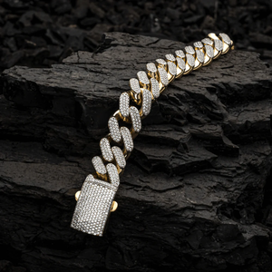 925 <b>Solid</b> <b>Silver</b> 22 Inch 12mm Width Customized Hip Hop Style Moissanite Wedding for Certified Cuban Link Handmade Chain Unisex - Product Image 6