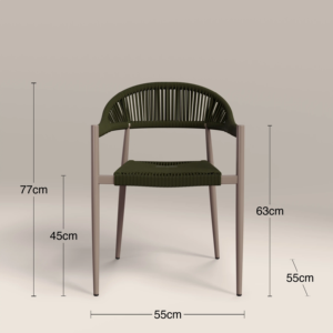 Juego de Mesa de Comedor Rectangular con Ocho Sillas Cómodas para Hogar, Villa, Restaurante, Uso en Exteriores - Product Image 6