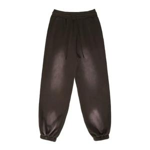 Pantalon décontracté délavé à l'acide, impression sérigraphiée personnalisée, survêtement vieilli, pantalon de survêtement évasé à cordon, pantalon de survêtement vintage délavé à l'acide pour homme - Product Image 2