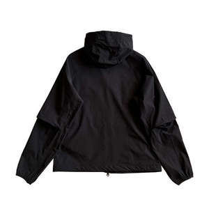 Ensemble veste et short zippé de haute qualité avec logo personnalisé, veste coupe-vent et ensemble short - Product Image 5