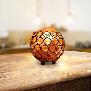 Wholesale <b>Dimmer</b> Switch Pakistan Natural Round Crystal Rock Stone Pink Himalayan Salt Lamp - Product Image 1