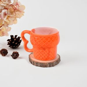 Elegant Ceramic <b>Tea</b> <b>Mug</b> Set Diamond-Textured Heart Handle <b>Mug</b> Glazed Microwave Safe <b>Mug</b> with Spoon Accessory - Product Image 3