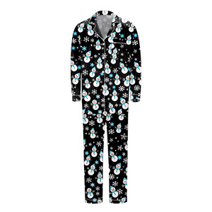 Nouvel Arrivage – Ensemble Pyjama Décontracté Homme 100% Soie de Mûrier, Toucher Frais, Séchage Rapide, Respirant, Grande Taille, Idéal pour l'Extérieur - Product Image 3