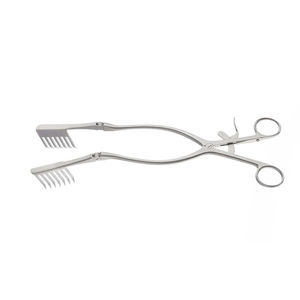 Retractor Autoretráctil con Bloqueo de Trinquete, Brazos Giratorios Ajustables, Cuchillas de 7 Puntas, Instrumento Quirúrgico de Acero Inoxidable - Product Image 2