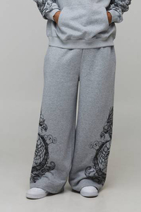 Ensemble survêtement décontracté homme en molleton de coton avec impression personnalisée OEM, comprenant un sweat à capuche et un pantalon de jogging, style streetwear délavé - Product Image 5