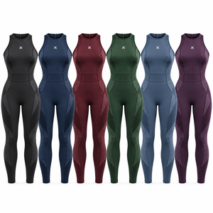 Mono de Compresión para Mujer |   Azul Oliva, Morado, Rojo, Verde, Gris |   Fabricante de Ropa para Mujer |   OEM ODM |   Ropa Deportiva para Mujer | - Product Image 5