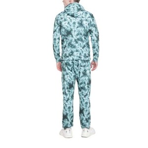 Men's <b>Tie</b> <b>Dye</b> Hooded Tracksuit <b>Set</b> Full Sleeve Casual Sweatshirt Pants Breathable Polyester Spandex Spring Wear - Product Image 2