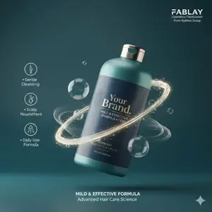 Champú Suave y Efectivo para el Cabello, Limpiador Capilar al por Mayor para Cabello Seco, Dañado y Encrespado, Champú Nutritivo de Marca Privada OEM - Product Image 2