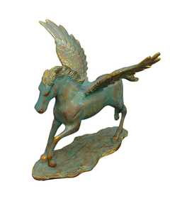 Figura de Pegaso de Latón Hecha a Mano, Escultura Animal Moderna y Tradicional, Decoración de Mesa, Pieza de Arte para Sala de Estar, Personaliza tu Estilo - Product Image 2