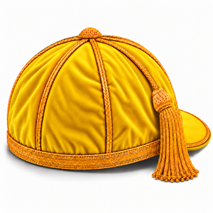 Casquette de cérémonie en velours de haute qualité avec broderie 3D, bordure tressée, tissu respirant, ajustement réglable, logo personnalisé - Product Image 2