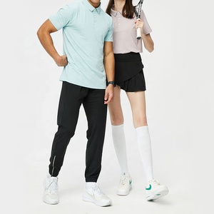Polo de travail pour hommes, uniforme d'entreprise, en coton uni, polyester et élasthanne, respirant, à séchage rapide, pour le sport et le golf, avec broderie et impression - Product Image 4