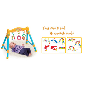 Jouet pliable de gymnastique pour bébés, de 0 à 12 mois, avec miroir multicolore, sans bpa, pour bébés - Product Image 1