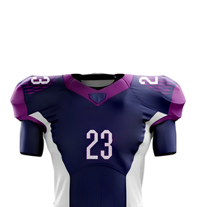Maillots de football personnalisés en gros, coupe ample, col en V, maillots de rugby surdimensionnés, maillots noirs en mesh pour les fans de football américain - Product Image 2