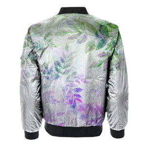 Polyester Nylon Stand Collar Winter Bomber Jacket For Men Waterproof & Windproof Customizable Colors Wholesale Bomber Jacket - Product Image 6