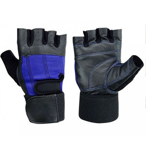 Gants de musculation demi-doigts antidérapants unisexe en tissu tissé à enfiler pour la gym et le fitness - Product Image 6