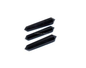 Point de crayon à double terminaison en cristal Pierre précieuse Guérison Crayon en cristal Obélisque Point Baguette pour la guérison Reiki Équilibrage énergétique - Product Image 4