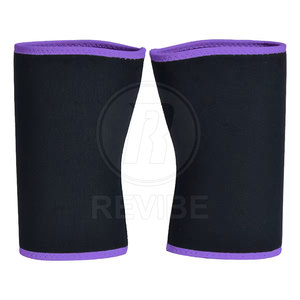 Advanced Breathable Flexible Support Nylon/Polyester Unisex <b>Knee</b> Sleeves for Strength Training and Fitness - Product Image 2