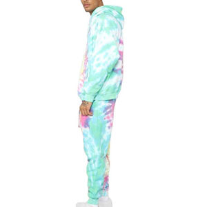 Conjunto Deportivo Tie Dye para Hombre, Impresión de Logotipo Personalizada, Ropa Ligera para Hombre, Conjunto Deportivo Tie Dye de Alta Calidad al por Mayor - Product Image 5
