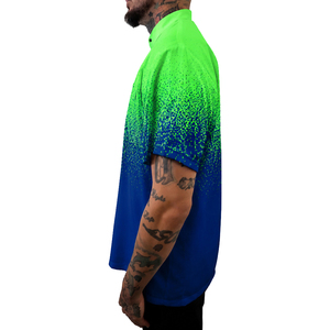 Gilet de barbier classique personnalisable pour hommes, veste respirante en polyester avec logo et nom, uniforme de travail pour salon - Product Image 3
