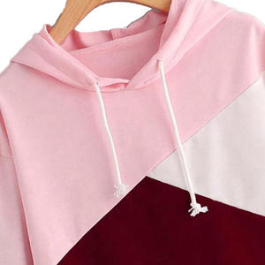 Servicio OEM, Top Corto de Manga Larga para Mujer, Sudadera con Capucha de Alta Calidad, Ropa Femenina, Tops Cortos con Capucha en Venta - Product Image 6