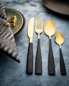 Juego de Cubiertos Premium de Cuchara, Tenedor y Cuchillo, Vajilla Metálica Elegante para Negocios de Hostelería - Product Image 4