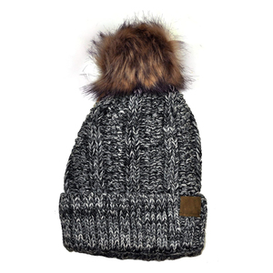 Comfortable Rib Knit Bobble <b>Hat</b> <b>for</b> <b>Men</b> Women Designed <b>for</b> Chilly Weather Travel Outdoor Activities and Casual Wear - Product Image 3