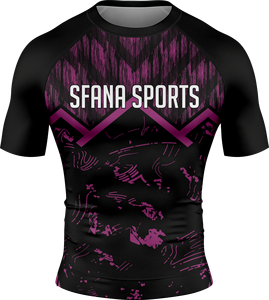 Ensemble Rashguard Premium pour Hommes Sans Gi, Haut de Compression à Manches Courtes et Short de Boxe, Séchage Rapide, Respirant, Spandex/Polyester, Tenue de Combat - Product Image 3