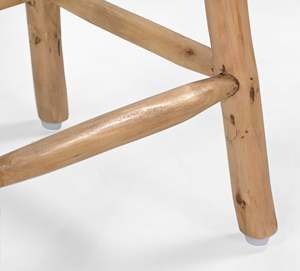 Modern Cow Hide <b>Bar</b> <b>Stool</b> with Bamboo Legs Heron Leather Designer <b>Bar</b> Chair Home Furniture - Product Image 5