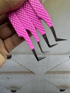 Pince à épiler pour extensions de cils Vired Impex VI002, durable, de haute qualité, à pointe fine et lisse, en acier inoxydable - Product Image 2