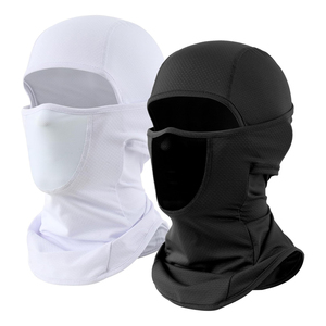 Balaclava unisexe respirante et légère, masque facial à capuche, couleur unie, style sportif pour adultes, utilisation hivernale - Product Image 4