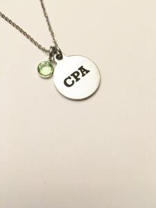 Nuevo Colgante de Plata de Ley 925 Chapado en Oro con Piedra Preciosa del Mes de Nacimiento y Palabras Especiales para Mujeres Cristianas, Ideal para Fiestas de Cóctel - Product Image 2