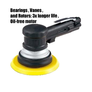 Lijadoras de engranajes de 2 manos, lijadora de aire de 900RPM, lijadora sin vacío de 3/16 \ "para coche, lijadora de coche, lijadora - Product Image 1